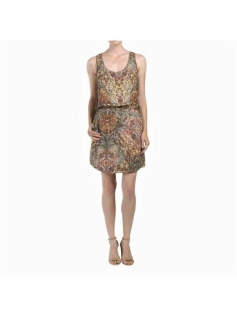Johanne Beck Dress Womens Medium Sleeveless Racerback New